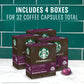 Starbucks by Nespresso Vertuo Caffè Verona Dark Roast Coffee Pods, 32 Count, Brews 7.8 oz.