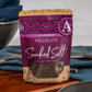 SaltWorks Artisan El Dorado Mesquite Smoked Sea Salt, 4 Ounce Zip-Top Pouch, Light to Medium Brown Crystals