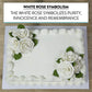 Global Sugar Art Rose Sugar Cake Flowers, Premium White, Unwired, Small Sugar Flowers, 20 Count By Chef Alan Tetreaul