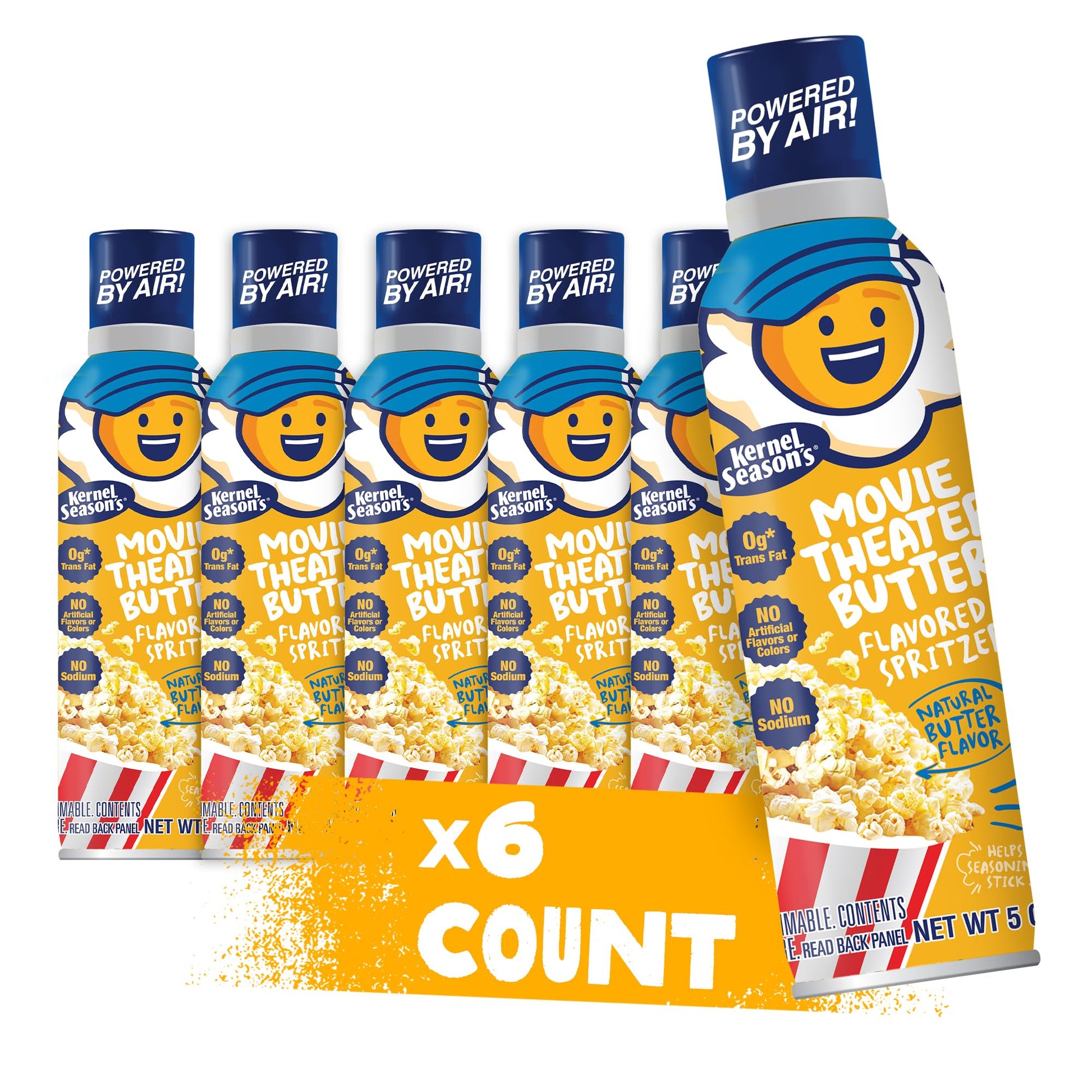Kernel Season s Movie Theater Butter Spritzer, 5 Ounce (Pack of 6)