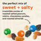 Snak Club Energizer Trail Mix with Roasted Salted Peanuts, Raisins, M&MS Chocolate Candies, Roasted Almonds, Gluten-Free and Kos
