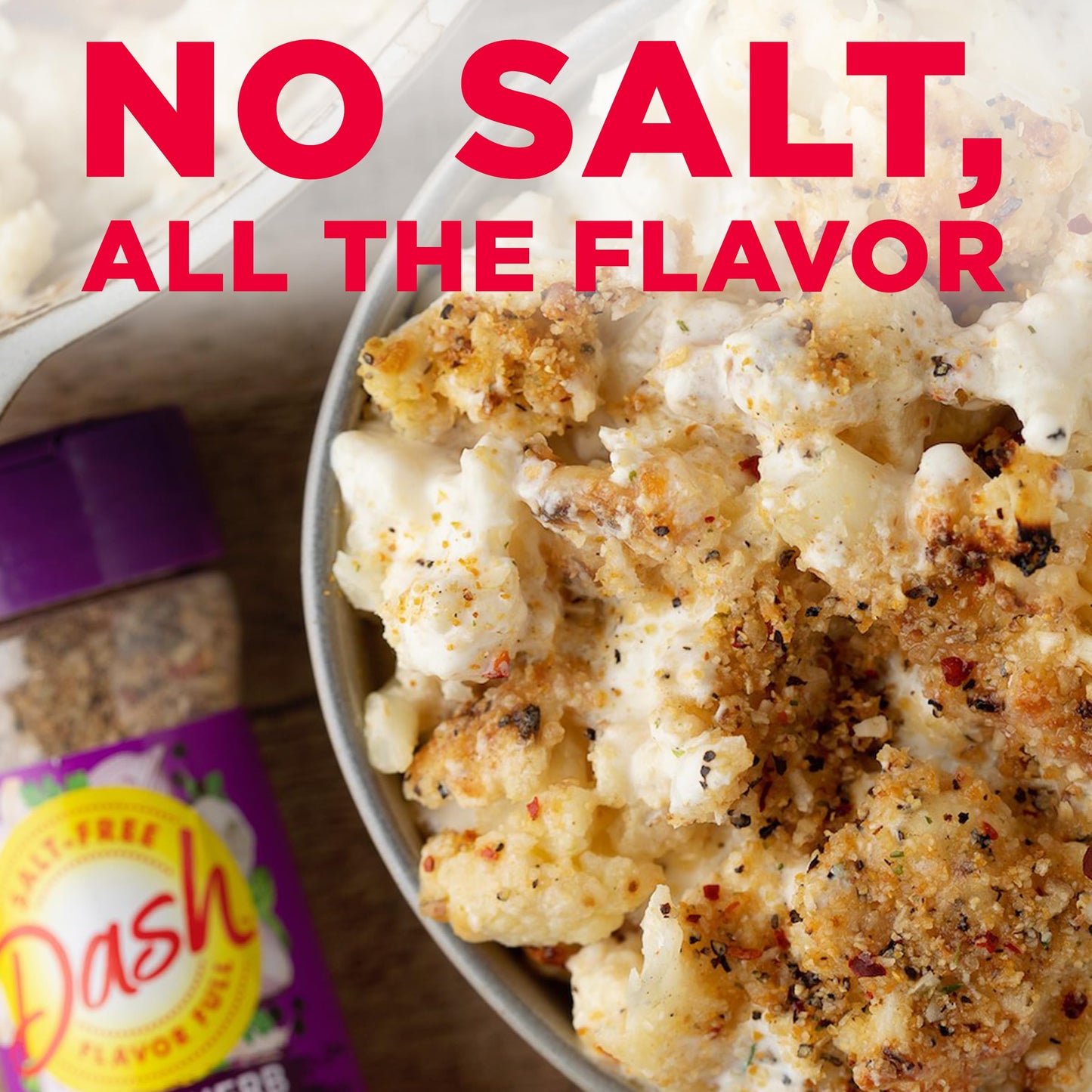 Dash Salt-Free Seasoning Blend, Onion & Herb, 2.5 Ounce (Pack Of 8)