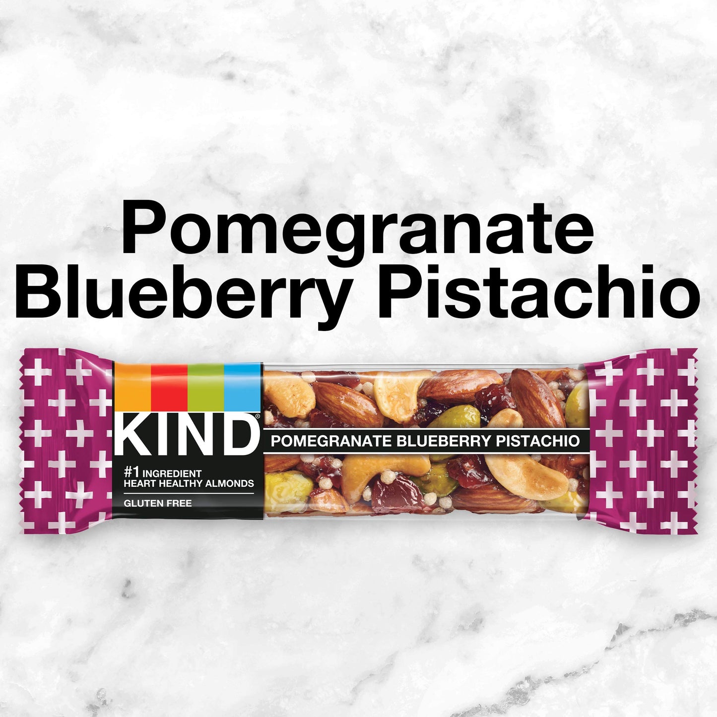Kind Nut Bars, Pomegranate Blueberry Pistachio, 1.4 Ounce, 24 Count