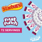 Starburst Singles To Go Powdered Drink Mix, Fruit Punch, Sugar-Free Drink Powder, Just Add Water,6 Count (Pack Of 12)