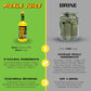 Pickle Juice Chaser 1 Liter Bottles - For Pickle Backs - Electrolyte Juice For Day & Night Time Cramp Relief - 6 Pack