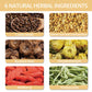 Patiosio Herbal Tea Bags, Chrysanthemum Cassia Seed & Burdock Goji Berry, Vegan, Sugar-Free, Caffeine-Free, 250g (10g x 25pcs)