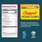 Snows Ocean Chopped Clams Canned, 51 oz Can - 7g Protein per Serving - Gluten Free, No MSG, 99% Fat Free - Great for Pasta & Se