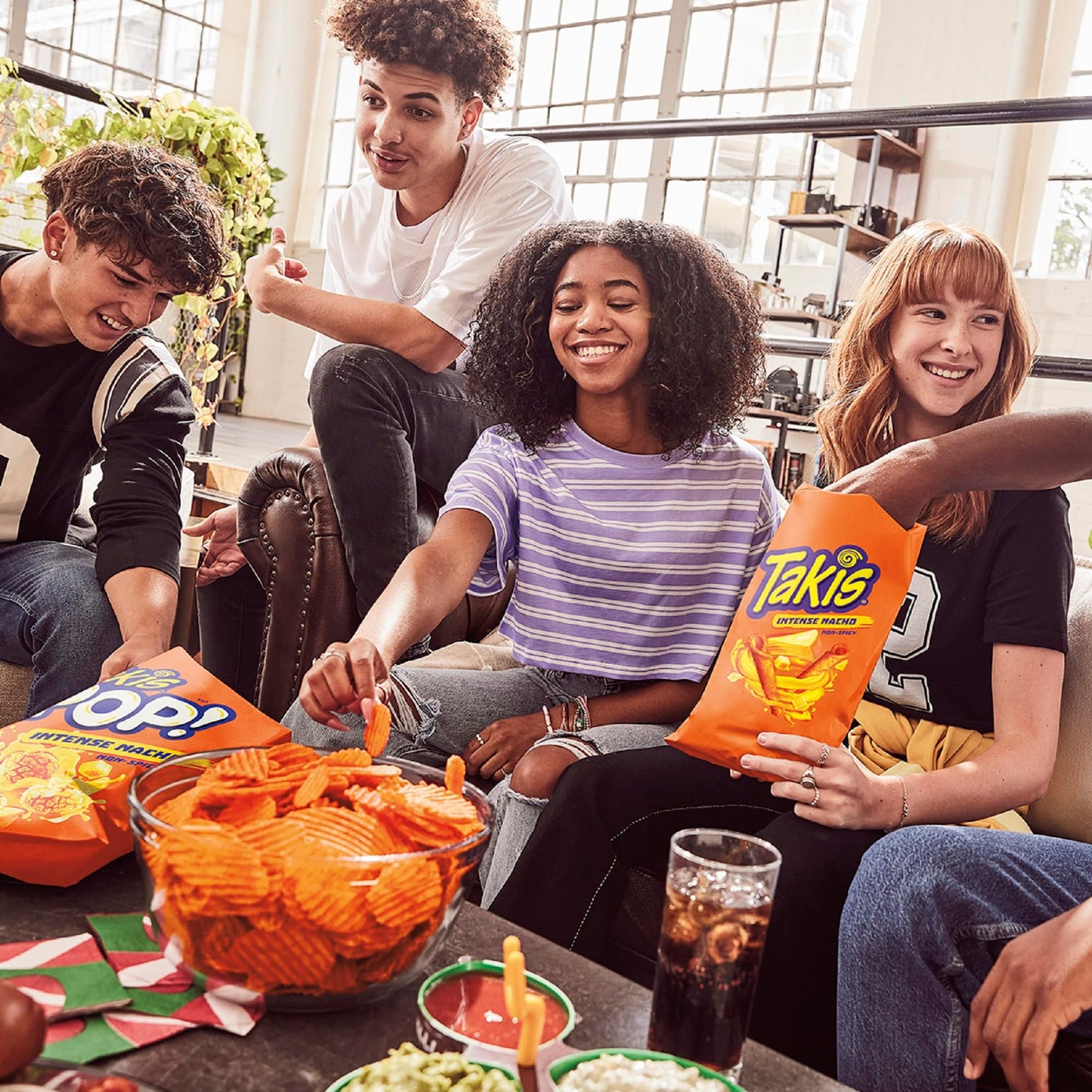 Takis Cheese Flavored Rolled Tortilla Chips, Non-Spicy, 17 oz Fiesta Size Bag