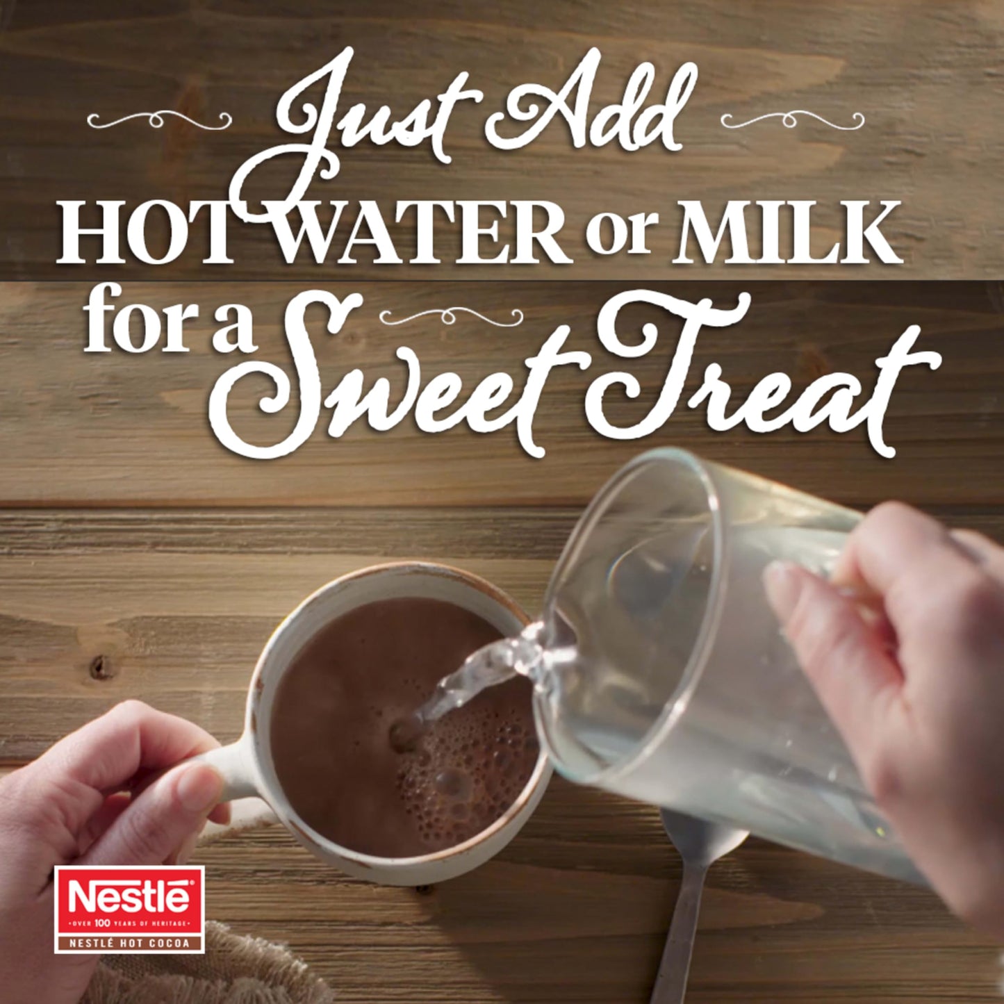 Nestle Hot Chocolate Mix, Dark Chocolate Flavor Hot Cocoa, Bulk Whipped Cocoa, 1.75 Lb Bag