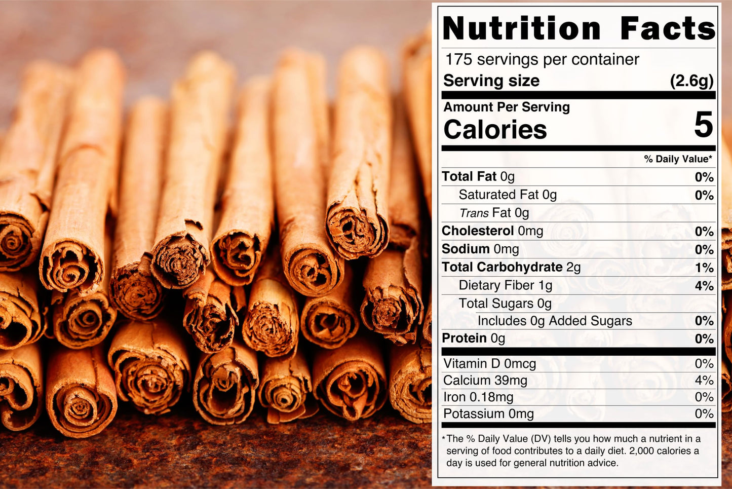 Viva Doria Organic Ceylon Cinnamon Sticks, 5'' Cut, Alba Grade, True Cinnamon, 16 Oz, | 70-75 Sticks | 100% Raw From Sri Lanka