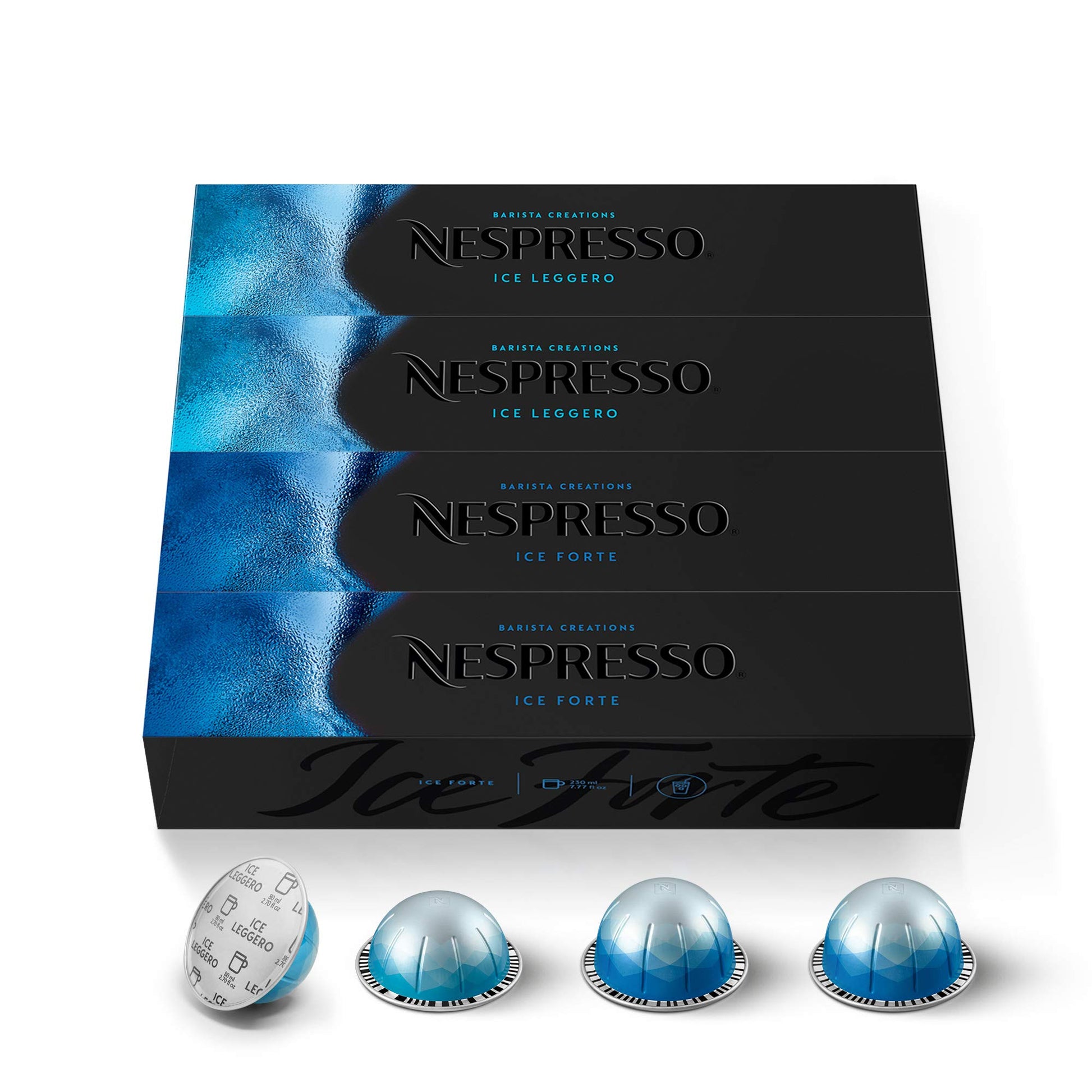 Nespresso Vertuo Line Iced Espresso Coffee Pods, 40 Count, Brews 7.8 oz and 2.7 oz