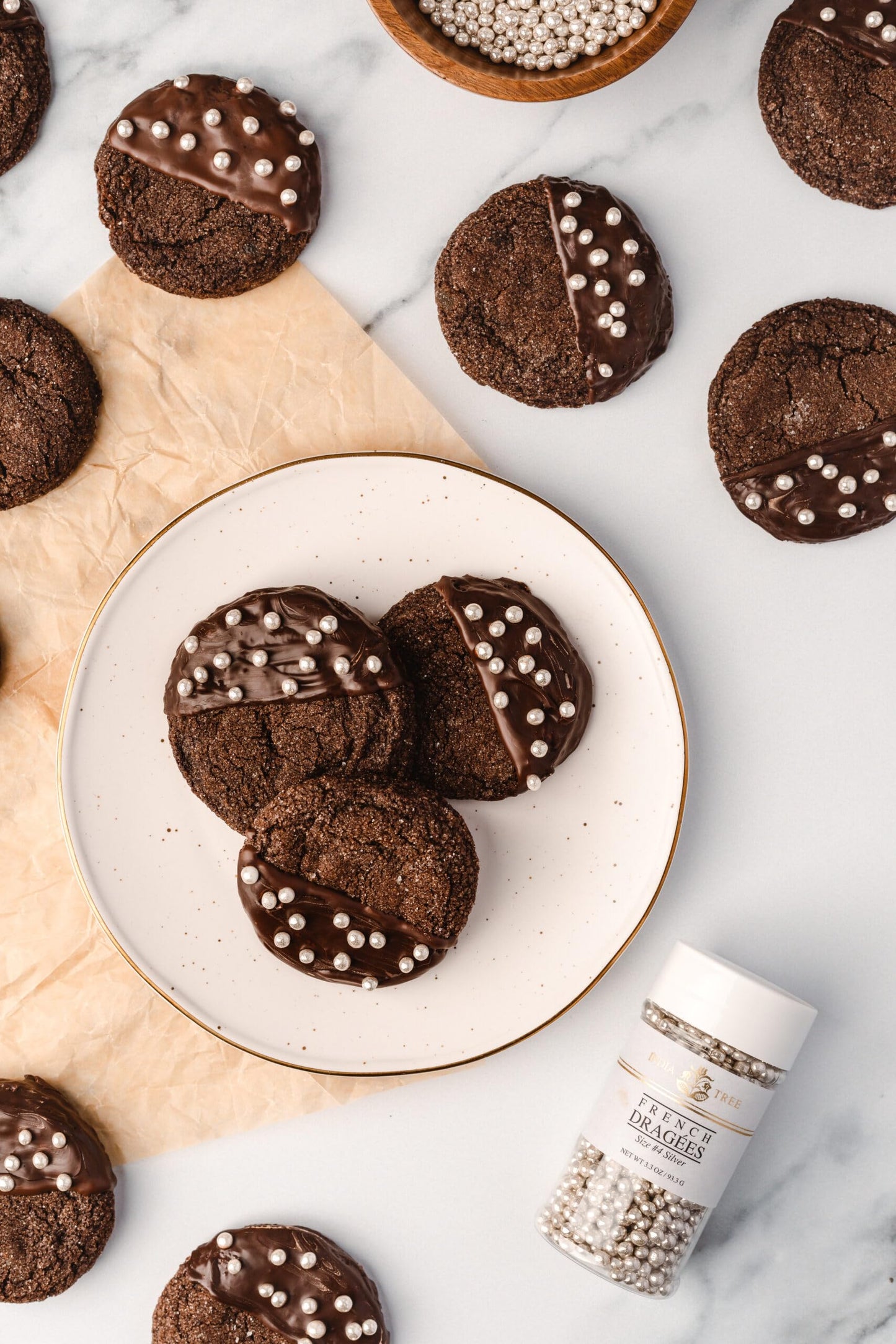 India Tree Silver Dragees