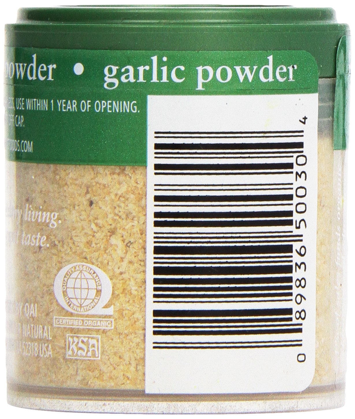 Simply Organic Garlic Powder, Certified Organic | 0.92 oz | Pack of 12 | Allium sativum L.