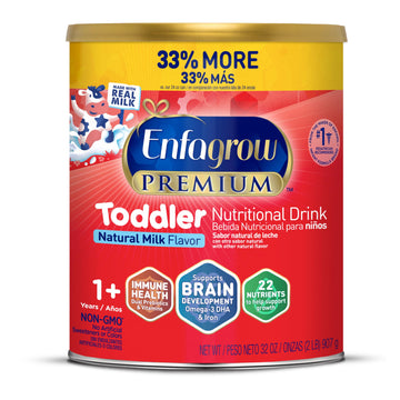 Enfagrow Neuropro Toddler Nutritional Drink, Made With Real Milk, Brain-Building Omega-3 Dha, Nutrients And Prebiotics For Growt