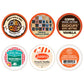 Perfect Samplers French Vanilla Coffee Pods Variety Pack, Medium Roast, 50 Count for Keurig K Cups