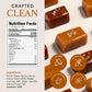 Béquet Assorted Caramels - Gourmet Individually Wrapped Candy Variety Pack - Celtic Sea Salt, Salt Chocolate, Classic Vanilla, Butterscotch, Green Apple, Salted Mocha & Salted Butterscotch - 8 Oz Gift Bag