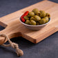 Sanniti Piri Piri Peppers Stuffed greek Olives Net Weight 16 oz - Drained Weight 10 oz (Pack of 2)