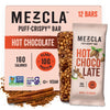 Mezcla Puff Crispy Protein Bars, Gluten Free & Vegan Protein Bars, 10G Protein, Alt For Crispy Rice Treat, Granola Bars & Breakfast Bars, Healthy Snacks For Mature-Themeds, Hot Chocolate, 12 Pack