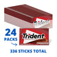 Trident Cinnamon Sugar Free Gum, 14 Count (Pack of 24), Model -092021-v5