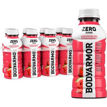 BODYARMOR ZERO Sugar Watermelon Strawberry, Sugar Free Sports Drink - Low-Calorie Hydration - Natural Flavors with Potassium Pac