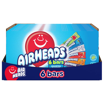 Airheads Halloween Trick Or Treat Candy Full Size Bars, Assorted Fruit Flavors Bulk Variety Pack, Individually Wrapped For Adult