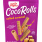Sun Tropics Cocorolls Salted Caramel, Gluten Free, Dairy Free, Snack-Crisp Rolled Wafer Made With Pure Coconut Cream, 6 Count