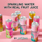 Arizona Santa Fe Sparkling Water With Real Fruit Juice, 11 Fl Oz Can, 4 Flavor Variety Pack - Lemon Citrus, Raspberry Lime, Pink Grapefruit, Orange Mango - No Added Sugar (Pack Of 12)