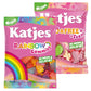 Katjes Vegan Rainbow Gummies Variety Pack, 4.9oz, Gelatin-Free, Plant Derived Colors, No High Fructose Corn Syrup, 4 Candy Bags