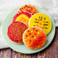 Sweets Indeed Sprinklefetti Fall 6-Cell Sprinkle Jar - 6 Assorted Fall Sprinkles (Pumpkins  Leaves  Sugar Crystals  Nonpareils  Jimmies) | Cupcake & Cake Decorations | 6.45 oz
