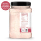 La Salt Co Kashmir 2.5 Lbs Pink Himalayan Salt Jar, X-Fine | 100% Pure, Food Grade With 84 Trace Minerals | Kosher Certified, Ve