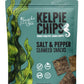 Salt and Pepper,1oz, 3bags, Kelpie Chips healthy snack natural kelp seaweed chips superfood nutrient explosion (3 Bags, Salt and