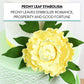 Global Sugar Art Peony Leaf Spray Sugar Cake Flowers, Green, 2 Count By Chef Alan Tetreault