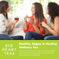 Big Heart Tea Co. Chamomile Mint Tea Bags - Organic Herbal Decaf - 10 Zero Plastic Sachets