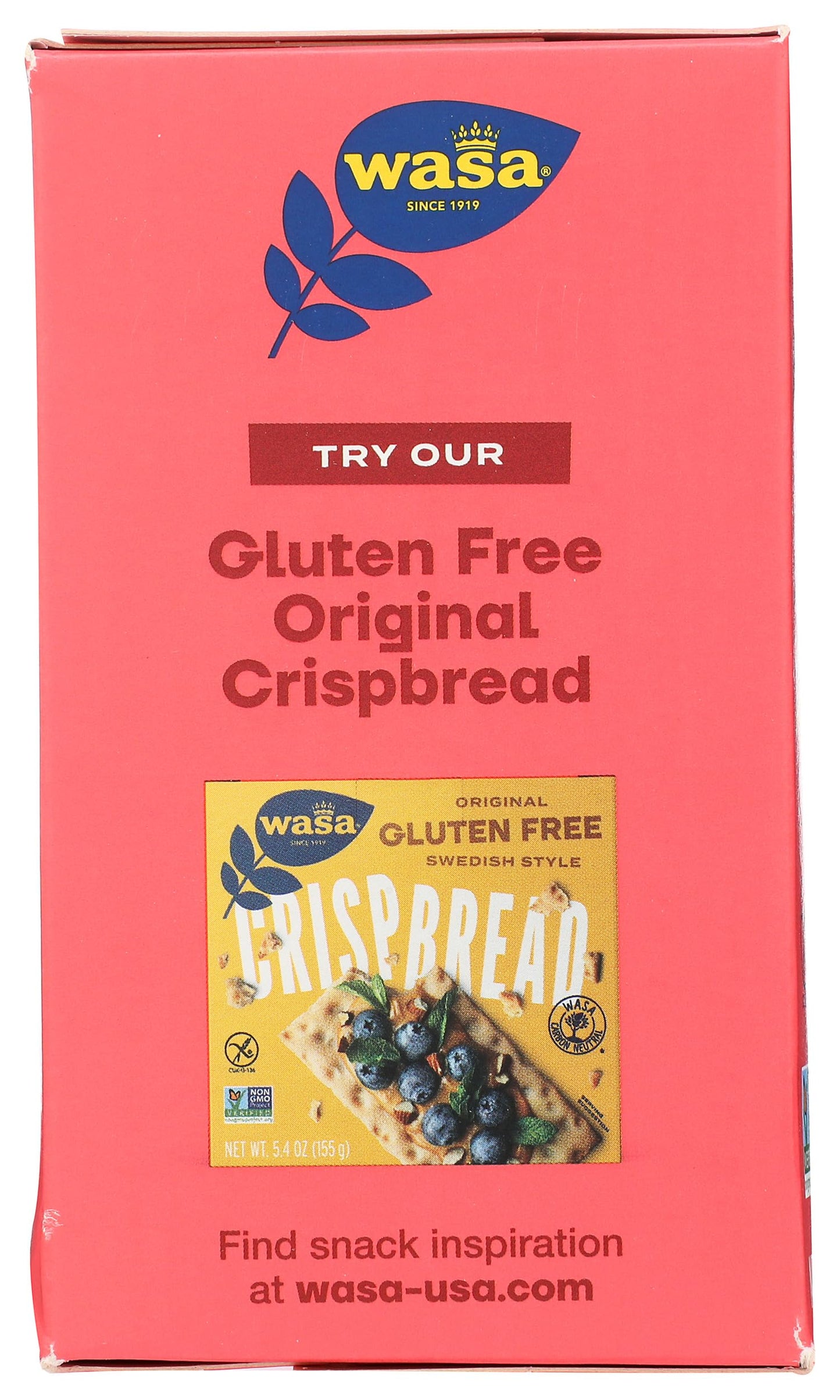 Wasa, Gluten Free Sesame & Sea Salt Crispbread, Net Wt. 6.1 Oz