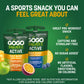GoGo squeeZ Active Fruit Blend Energy Release|18-Count Variety Pack|Tropical Fruit Punch and Blueberry & Pomegranate|Made with Real Fruit and B Vitamins
