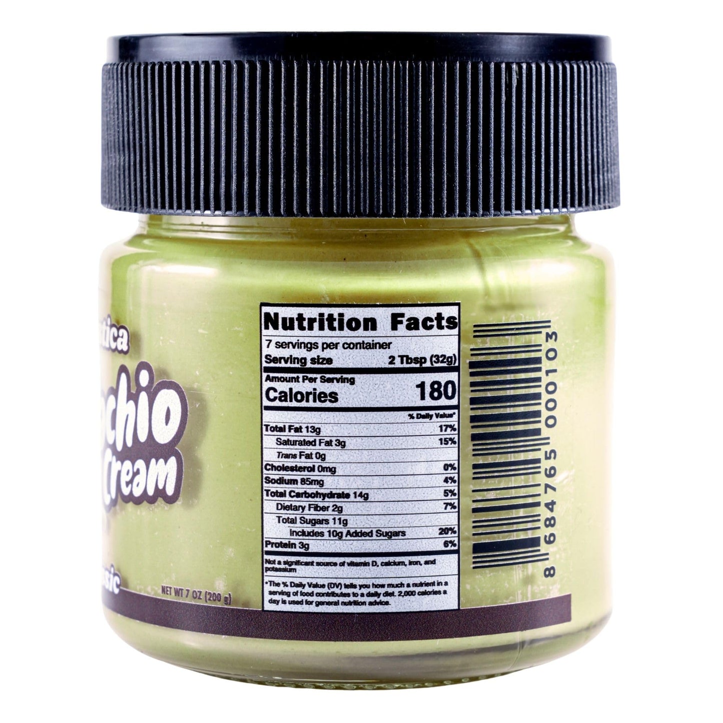FEASTICA Pistachio Cream Spread - Non-GMO, Gluten-Free, Vegan, Keto-Friendly, 7oz