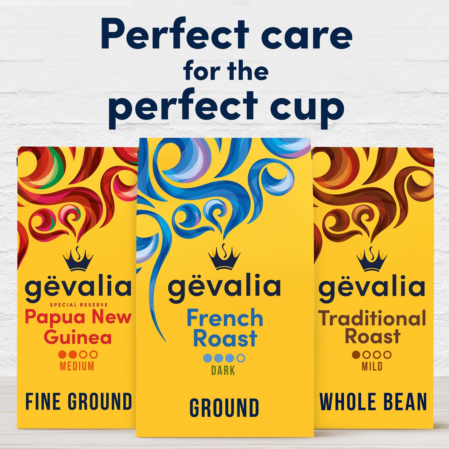Gevalia French Roast Dark Roast Ground Coffee, 20 oz Bag