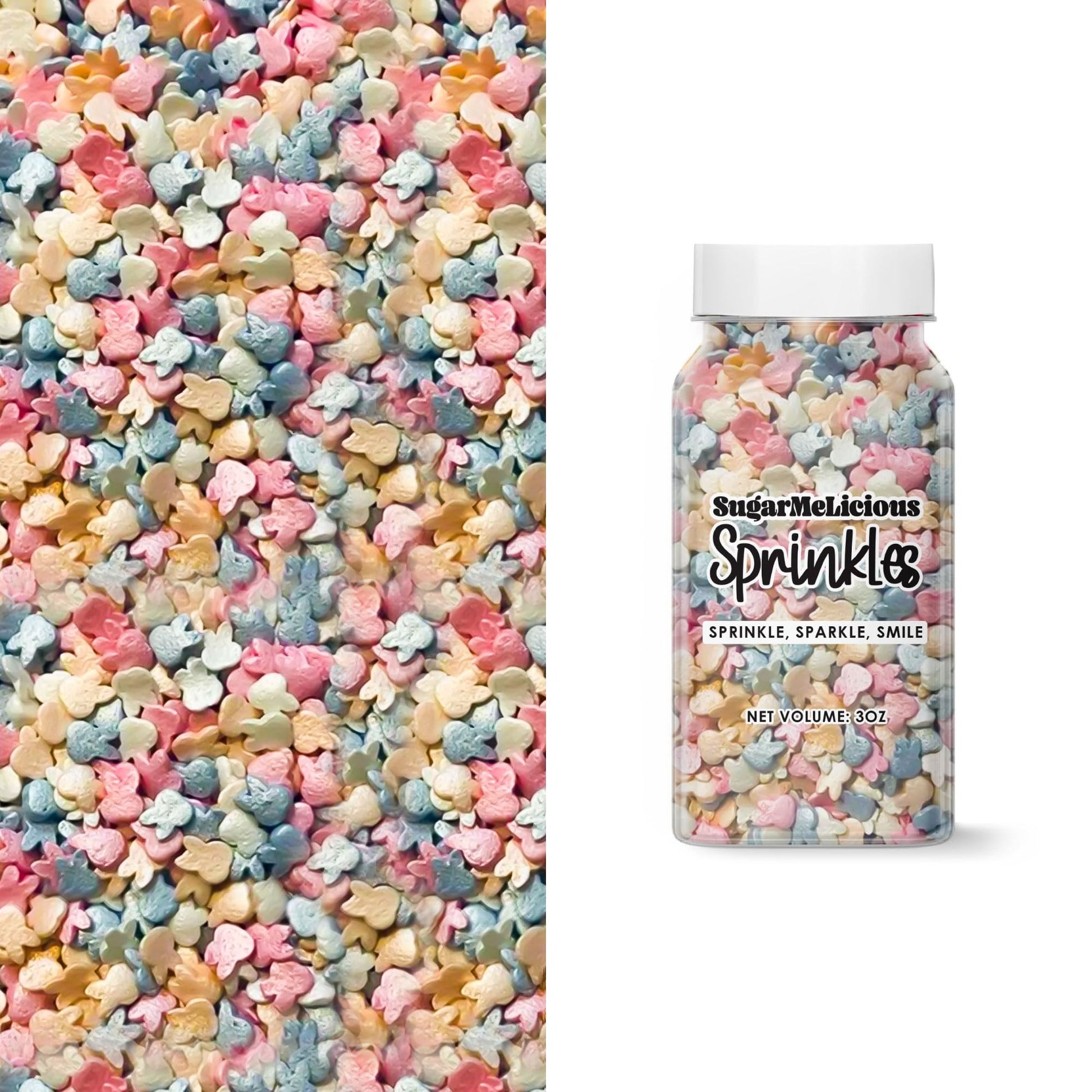 SugarMeLicious Sprinkles For Cupcakes, Edible Cake Decorations, For Vibrant and Versatile Sprinkles for Baking and Decorating Co