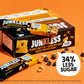 Junkless Chewy Granola Bars, Peanut Butter Chocolate Chip, Non-GMO, Low Sugar, 1.1 oz (Pack of 48)