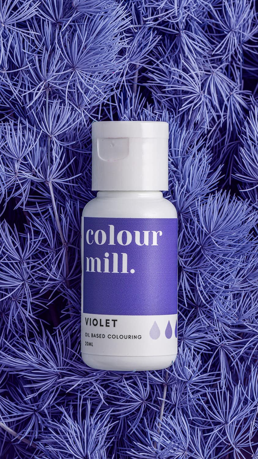 Colour Mill Oil-Based Food Coloring, 20 Milliliters Violet
