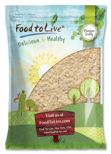 Food to Live Almond Flour, Unblanched, 5 Pounds, Raw, Vegan, Keto, Low Carb, Good Source of Fiber and Protein