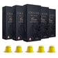 Grano Milano Espresso Pods - 100% Arabica Medium Roast, Compatible with Nespresso Original, Pack of 50, Intensity 8/12