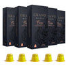 Grano Milano Espresso Pods - 100% Arabica Medium Roast, Compatible with Nespresso Original, Pack of 50, Intensity 8/12