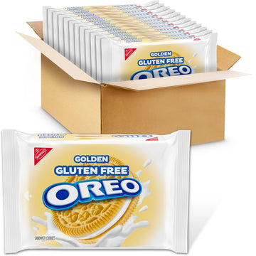 OREO Gluten Free Golden Sandwich Cookies, Gluten Free Cookies, 12-12.08 oz Packs