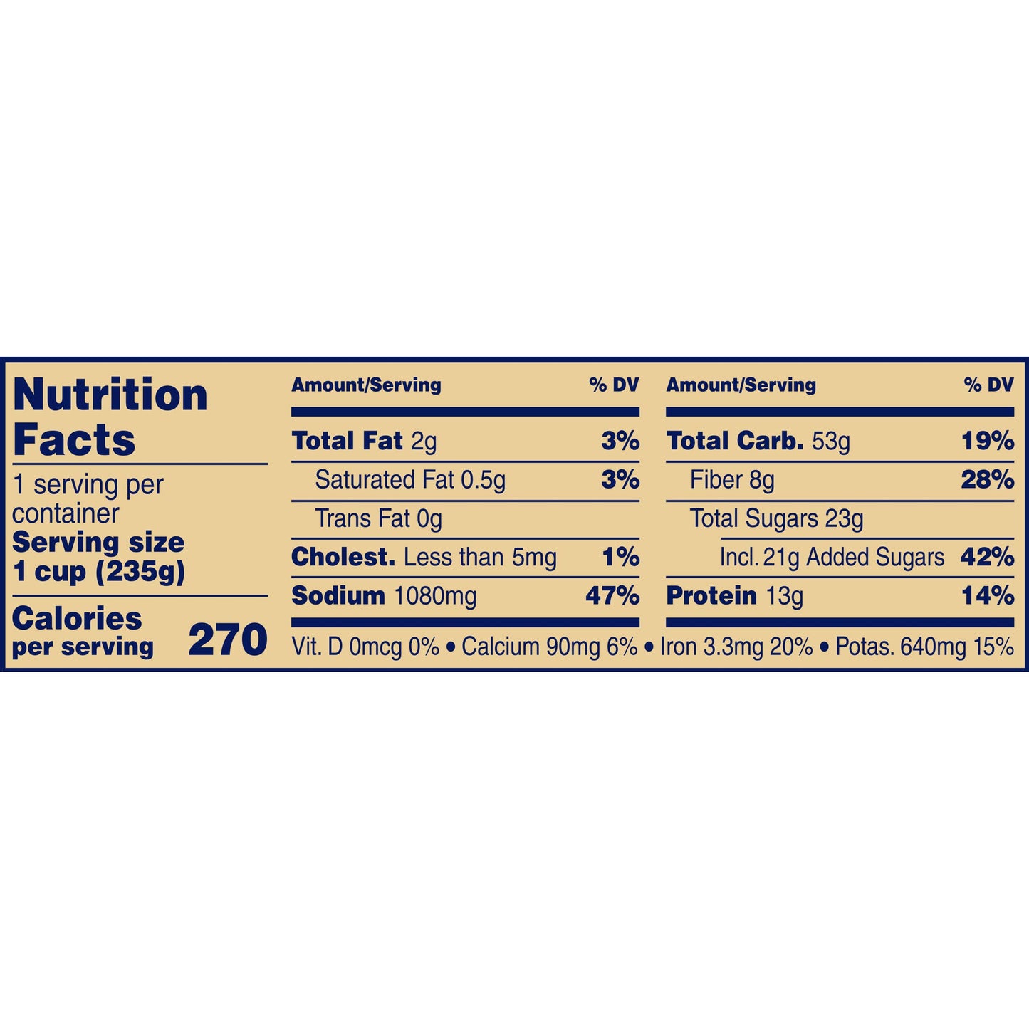 Bush s Best 3 Original Baked Beans, 3 Country Style Baked Beans, 8.3 Oz Variety Pack, 1 CT