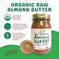 Jiva Organics Raw Sprouted Organic Almond Butter 16-Ounce Large Jar
