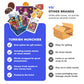 Maxi International Food Hamper | Premium Exotic Foreign Foods | Unique Hampers & Gourmet Gift For Men And Women | American Alike