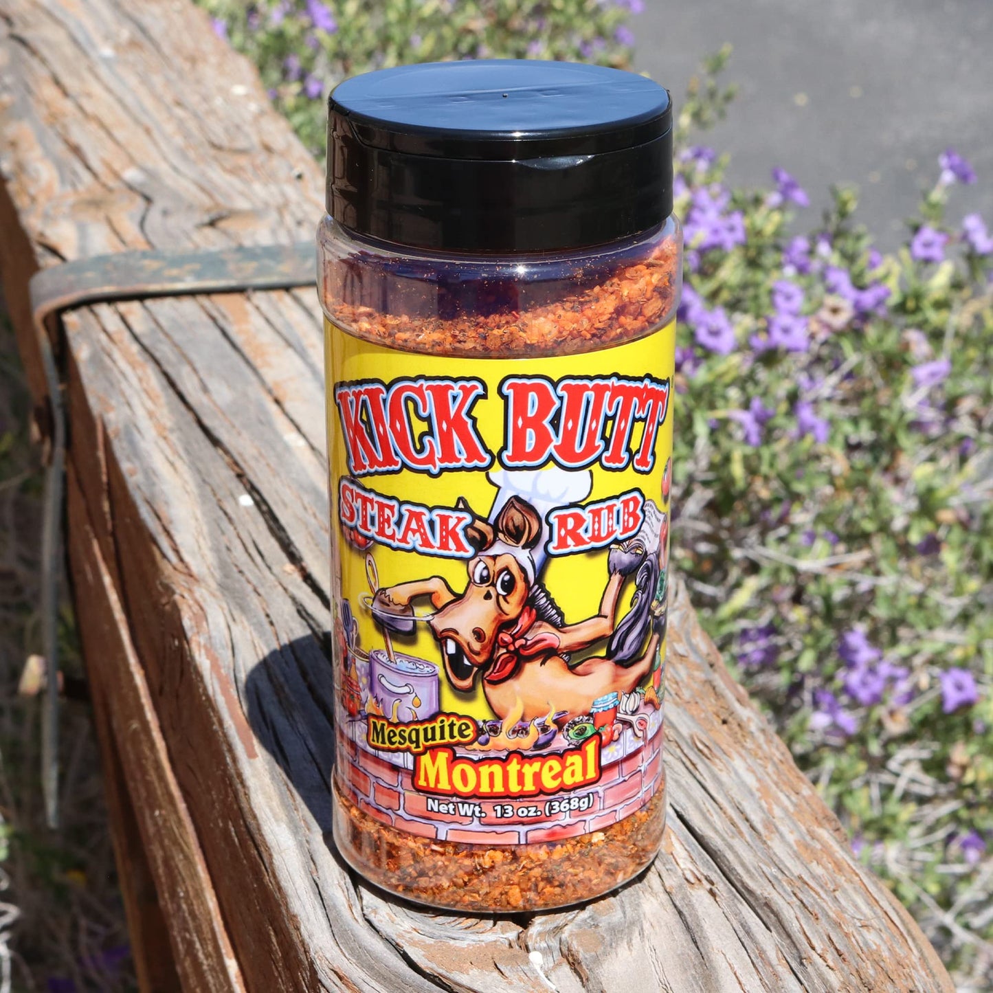 Kick Butt Gourmet Cajun Seasoning Spice Shaker - Spicy Cajun Seasoning Rub (7 Oz) - Use For Creole Seasoning (Montreal Steak)