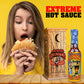 ASS BLASTER Premium Gourmet Hot Sauce - Habanero Gift Set, 148 ml, Outhouse Box, Perfect for Spicy Food Lovers