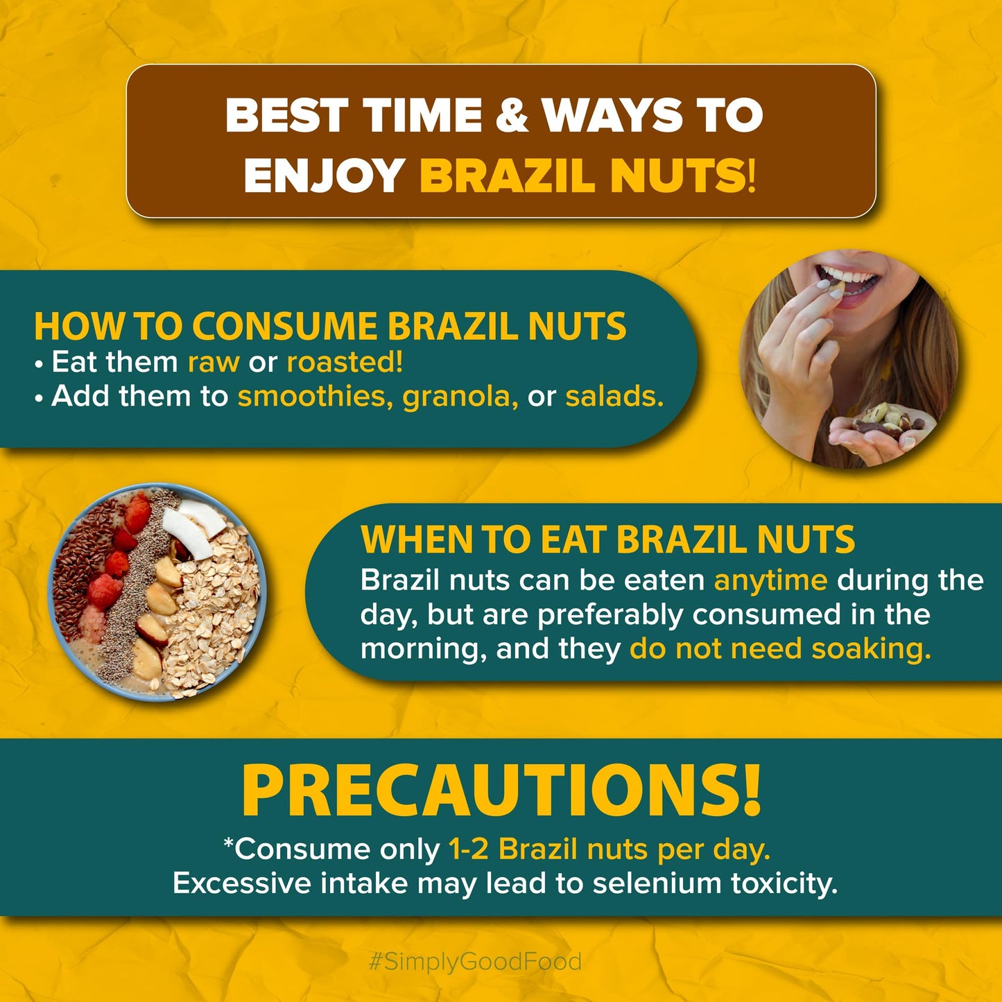 Urban Platter Exotic Raw Brazil Nuts | 3.53 Oz (100G) | Natural, Organic, Fresh, Shelled & Unsalted | Crunchy, Delicious & Healthy Party Snack | Ideal For Gift Giving, Dessert Or Baking